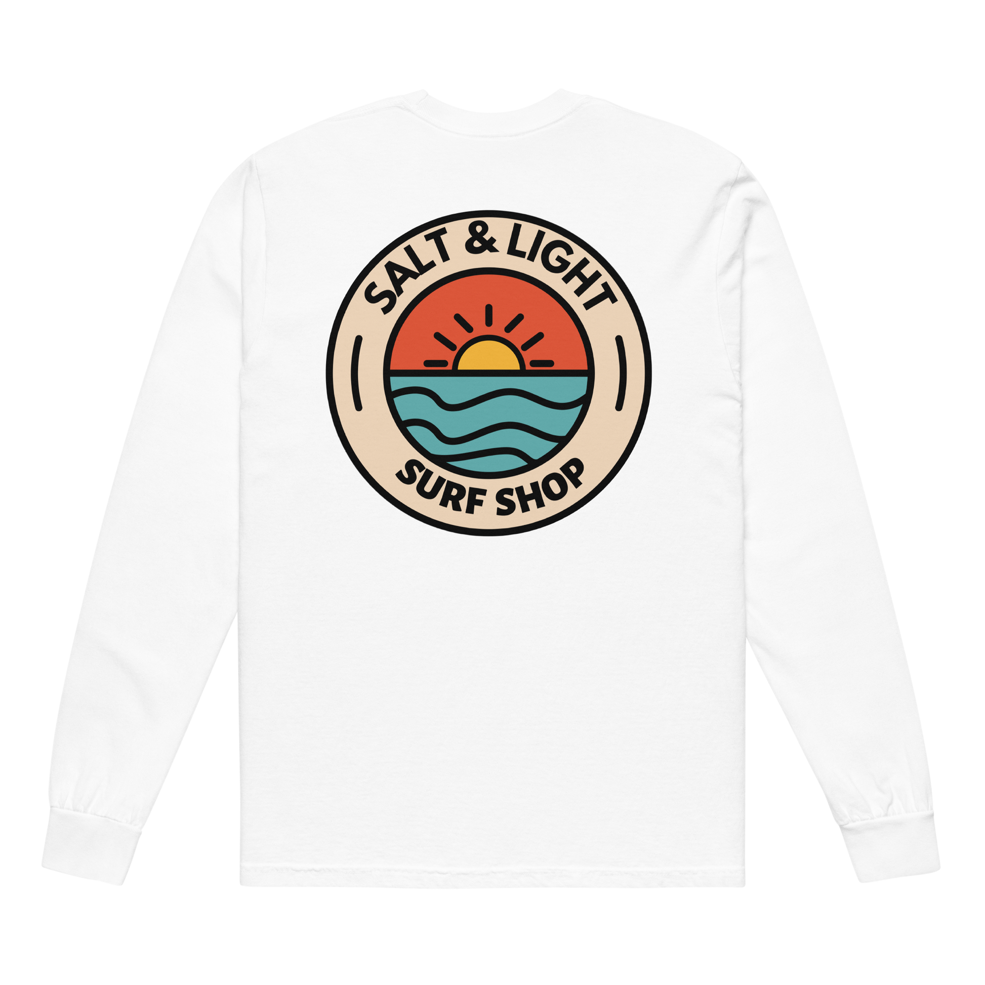 Super comfortable White Sunshine Logo T