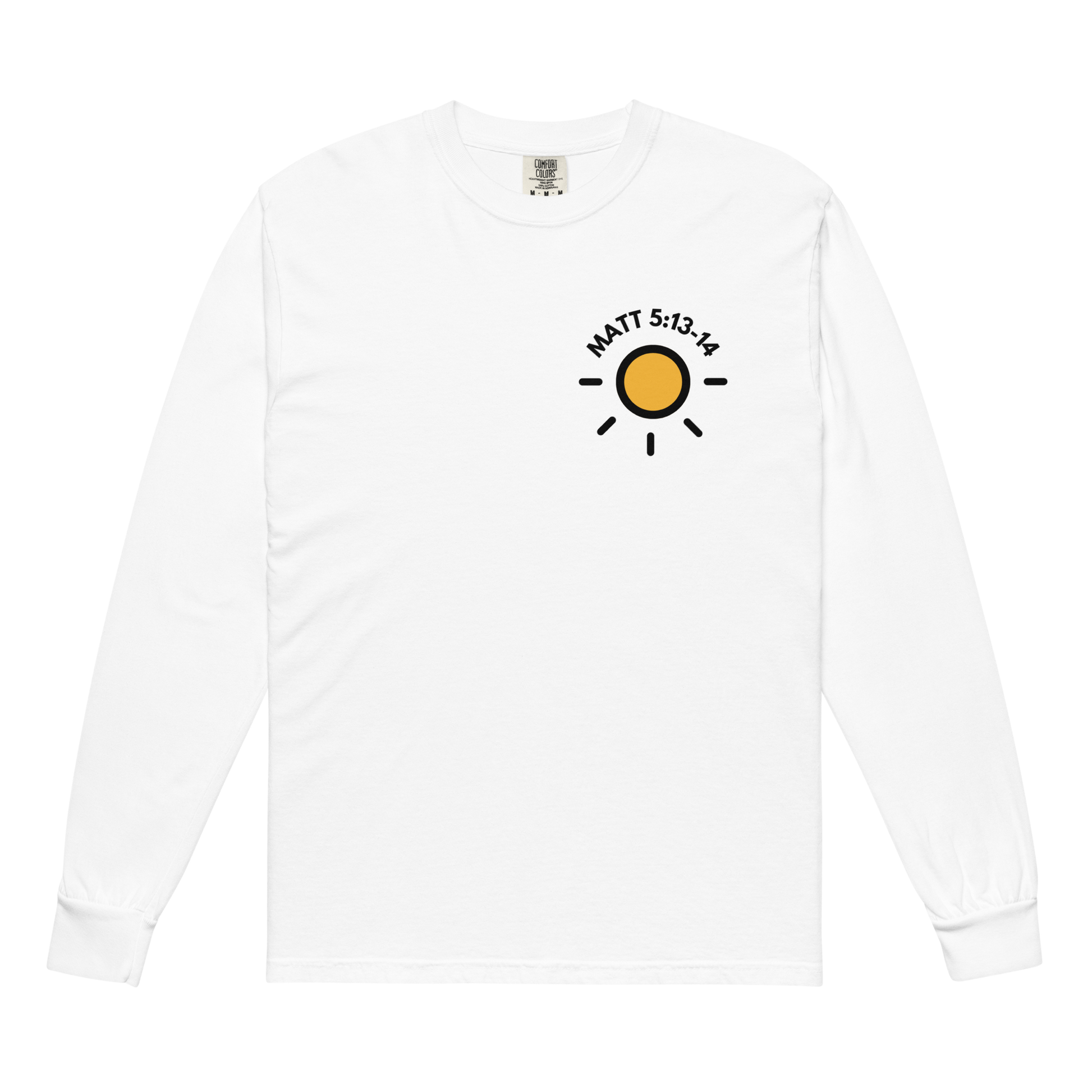 Super comfortable White Sunshine Logo T