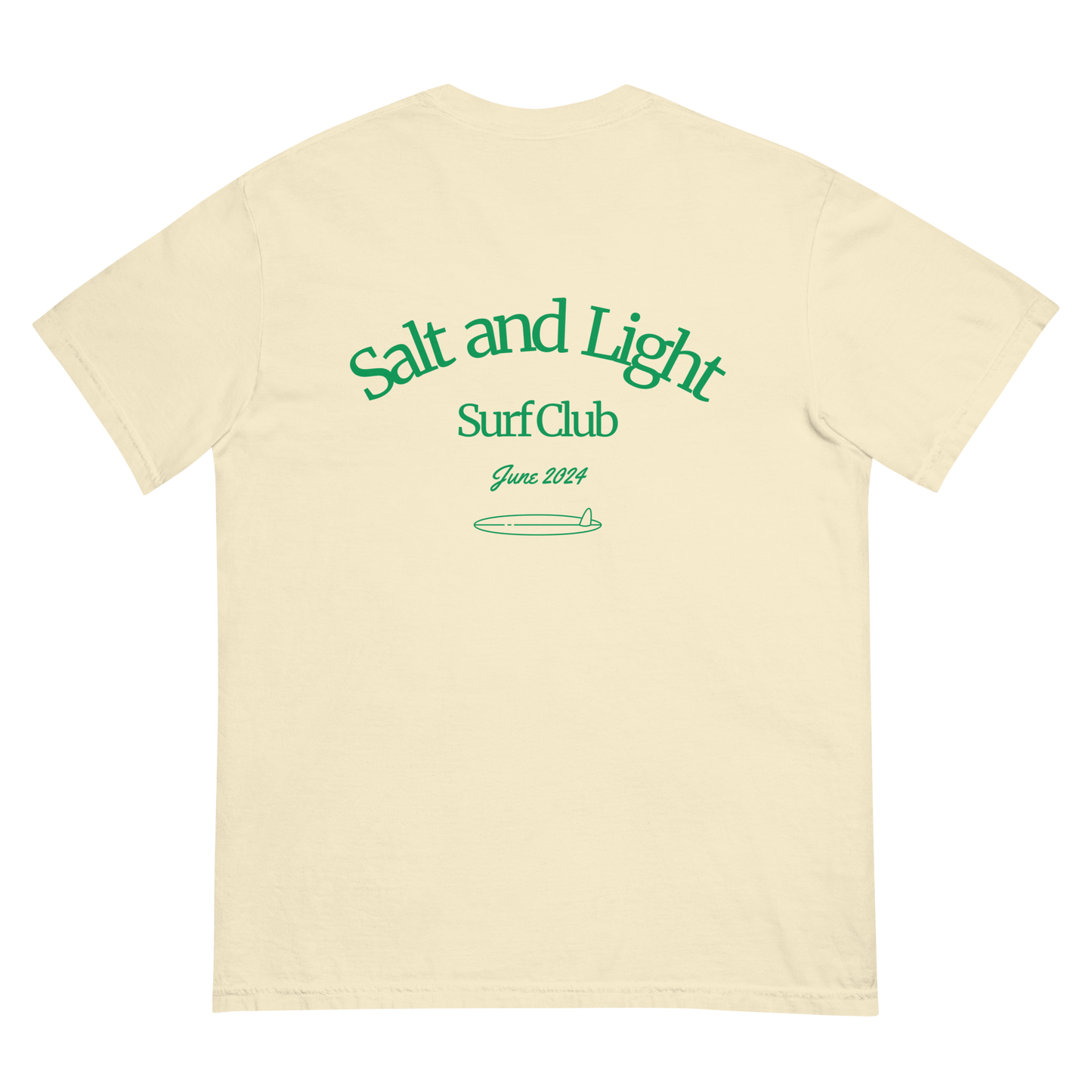 Tan Salt & Light Surf Club T Shirt